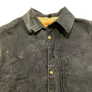 Vintage Schaefer Outfitter Fleece Lined Canvas‎ Vest Large